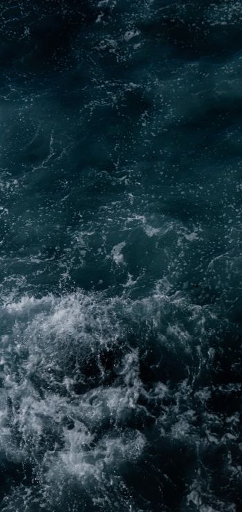 sea, waves, foam Wallpaper 720x1520