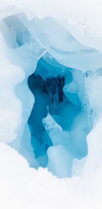 ice, blue Wallpaper 1440x2960