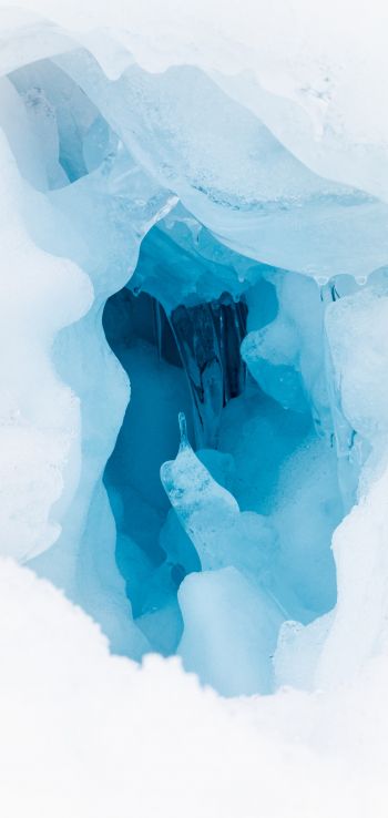 ice, blue Wallpaper 1440x3040