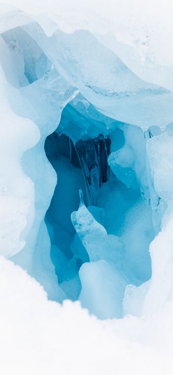 ice, blue Wallpaper 1284x2778
