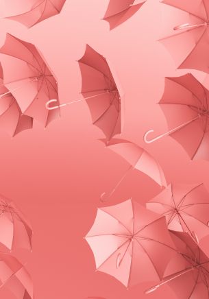 umbrella, graphics Wallpaper 1668x2388