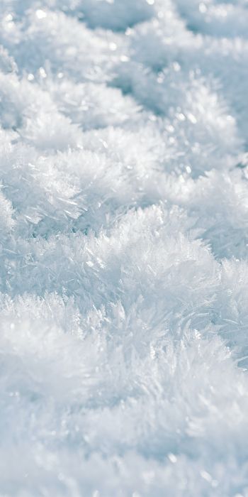 frozen, white, crystal Wallpaper 720x1440