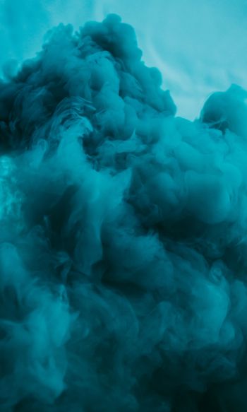 smoke, blue Wallpaper 1200x2000