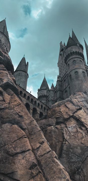 Hogwarts, lock Wallpaper 1080x2220