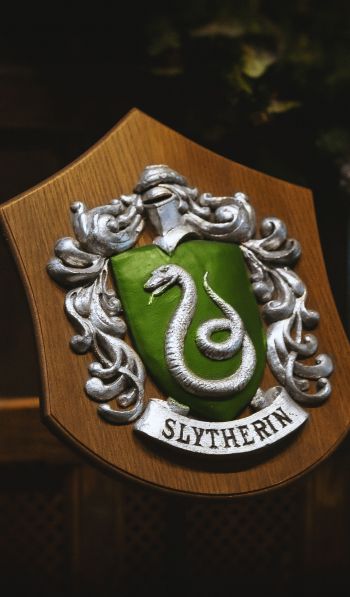Slytherin, coat of arms Wallpaper 600x1024