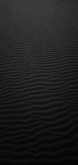 Обои 1080x2280 песок, черный