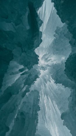 ice, bottom view Wallpaper 640x1136