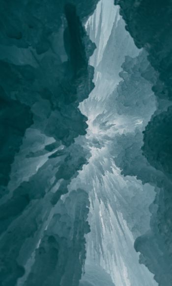 ice, bottom view Wallpaper 1200x2000