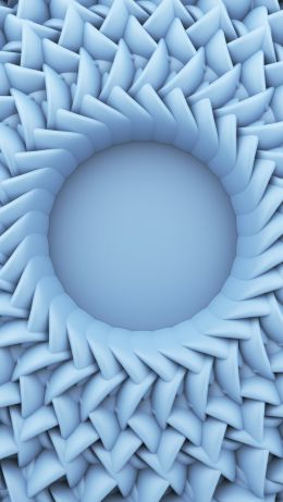 3D modeling, circle Wallpaper 640x1136