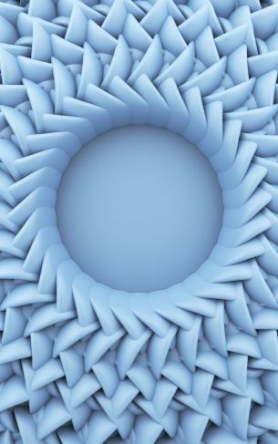 3D modeling, circle Wallpaper 1752x2800