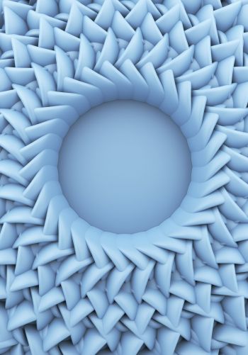 3D modeling, circle Wallpaper 1668x2388