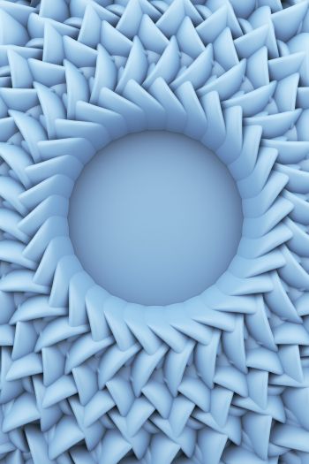 3D modeling, circle Wallpaper 640x960