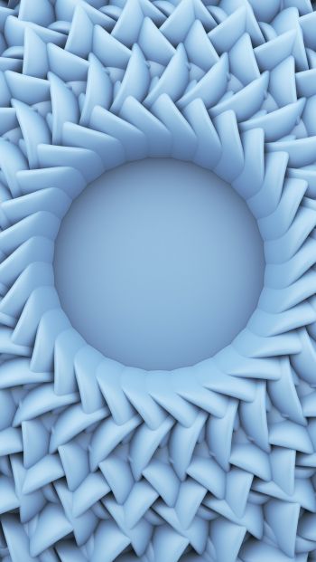 3D modeling, circle Wallpaper 640x1136