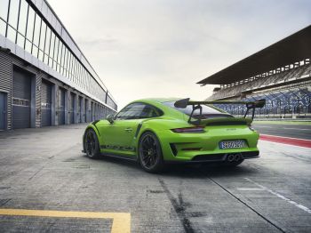 Обои 800x600 зеленый Porsche, спортивная машина