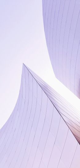 building, sky, pink Wallpaper 1080x2280