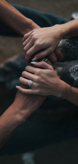 hands, pair, love Wallpaper 1440x3040