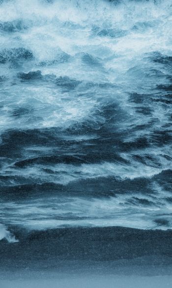 waves, water, blue Wallpaper 1200x2000
