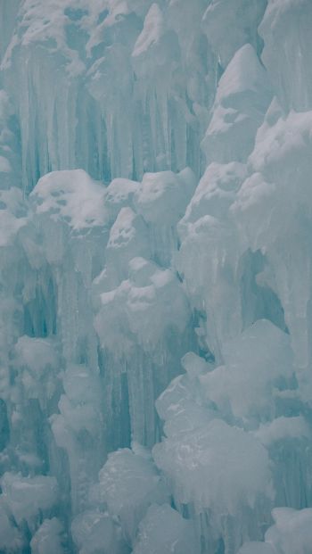 ice, frozen, light Wallpaper 640x1136