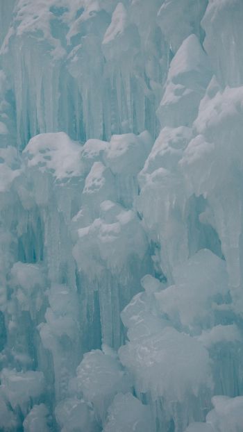ice, frozen, light Wallpaper 2160x3840