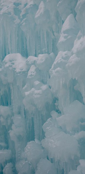 ice, frozen, light Wallpaper 1440x2960