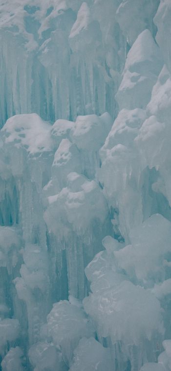 ice, frozen, light Wallpaper 1242x2688