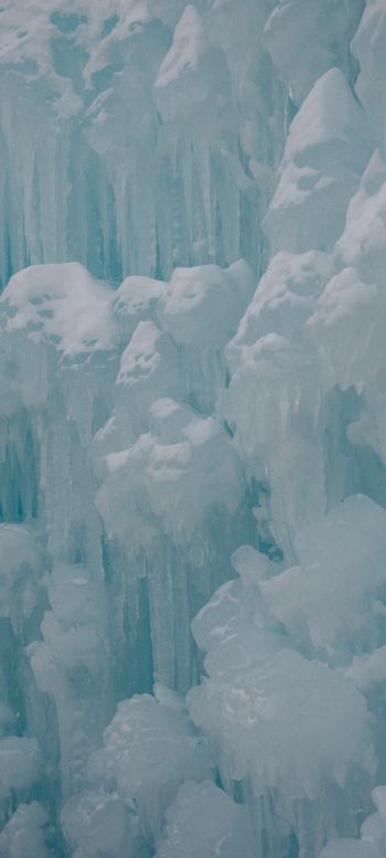 ice, frozen, light Wallpaper 1440x3200