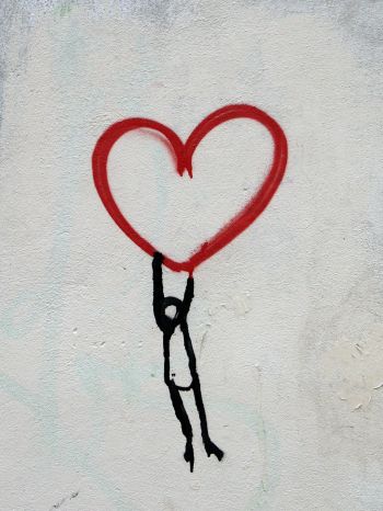 heart, figure Wallpaper 1536x2048