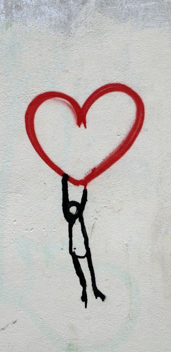 heart, figure Wallpaper 1440x2960