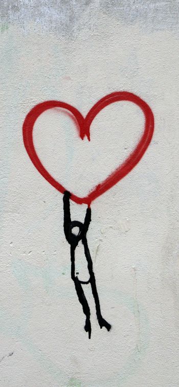 heart, figure Wallpaper 828x1792