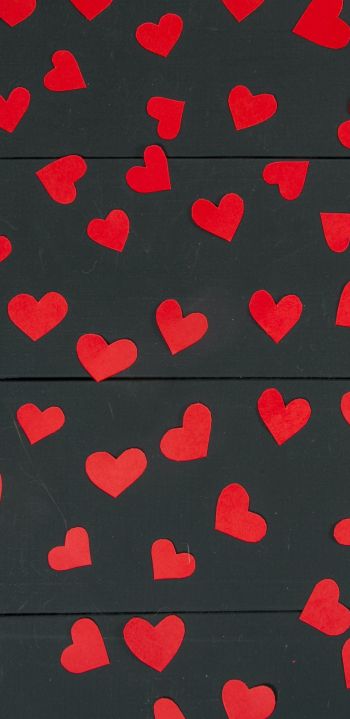 hearts, valentine Wallpaper 1080x2220