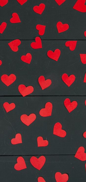 hearts, valentine Wallpaper 1080x2280