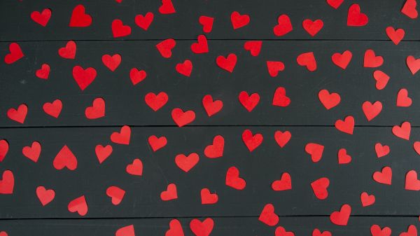hearts, valentine Wallpaper 2048x1152