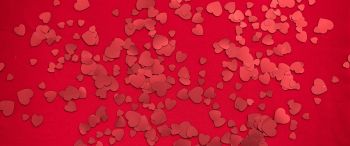valentine, red Wallpaper 3440x1440