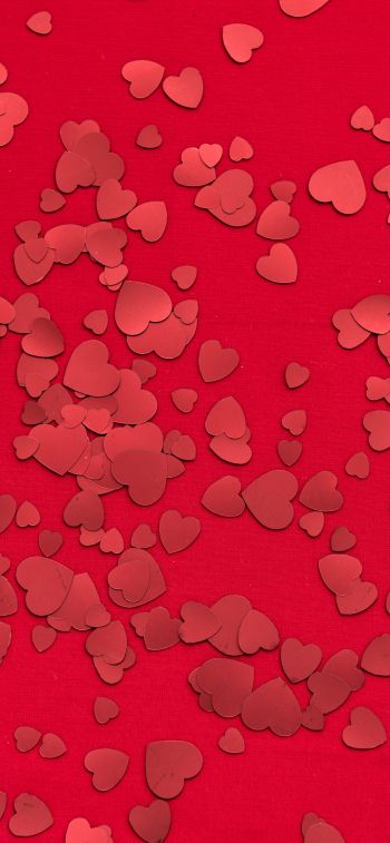 valentine, red Wallpaper 1284x2778