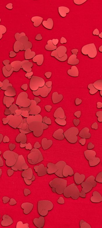 valentine, red Wallpaper 1440x3200