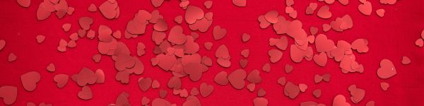 valentine, red Wallpaper 1590x400