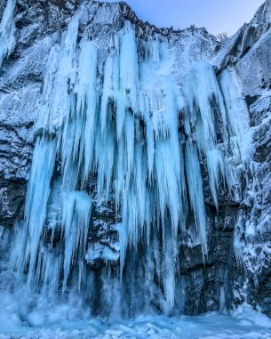 Middle Cove, The Netherlands, Canada, ice Wallpaper 3024x3780