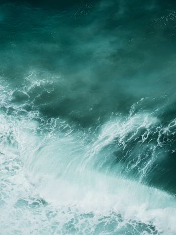 sea waves, foam Wallpaper 1620x2160
