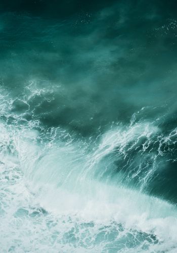 sea waves, foam Wallpaper 1668x2388