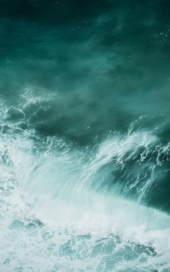 sea waves, foam Wallpaper 800x1280