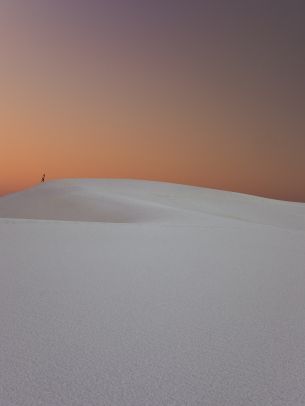 white sand, sand dunes Wallpaper 2048x2732