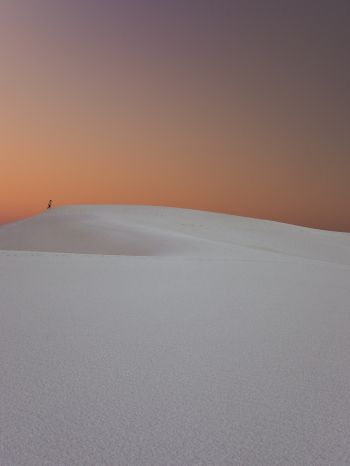 white sand, sand dunes Wallpaper 1620x2160