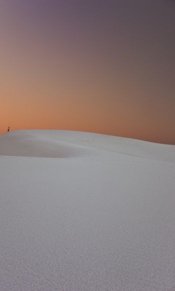 white sand, sand dunes Wallpaper 1200x2000