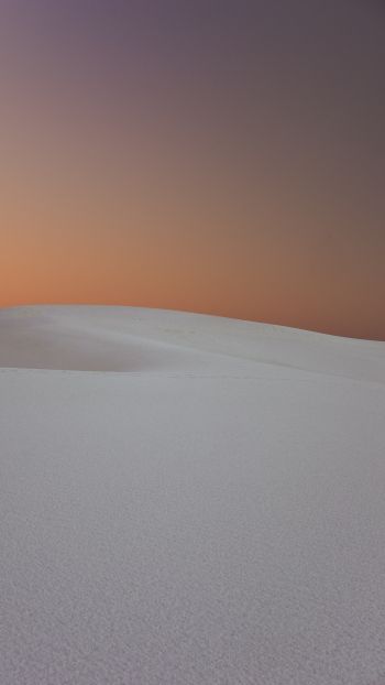 Обои 1080x1920 белый песок, песочные дюны