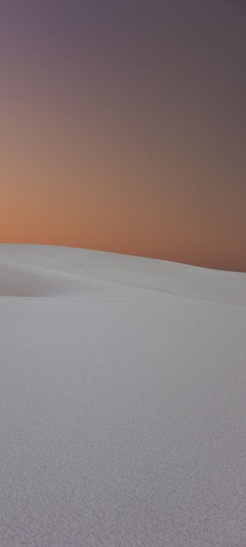 Обои 720x1600 белый песок, песочные дюны