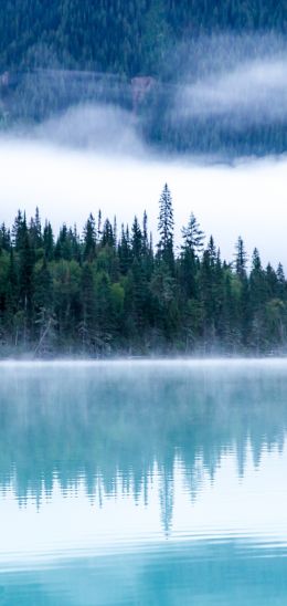 Kinney Lake, Canada, lake Wallpaper 720x1520