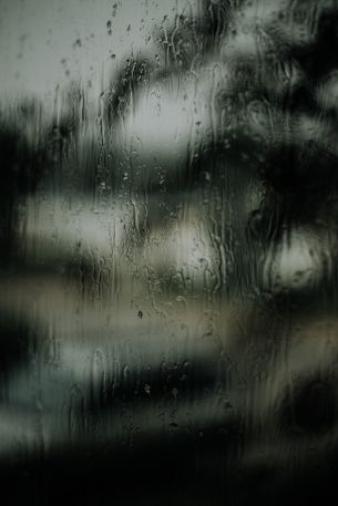glass, rain drops Wallpaper 640x960