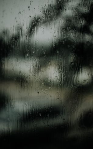 glass, rain drops Wallpaper 1200x1920