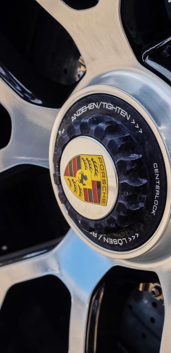 Porsche, porsche wheel Wallpaper 1440x2960
