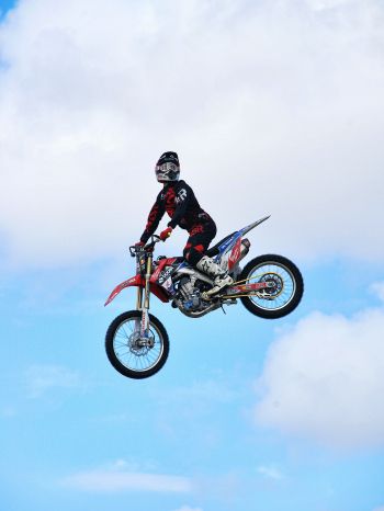 motocross, jump Wallpaper 1668x2224